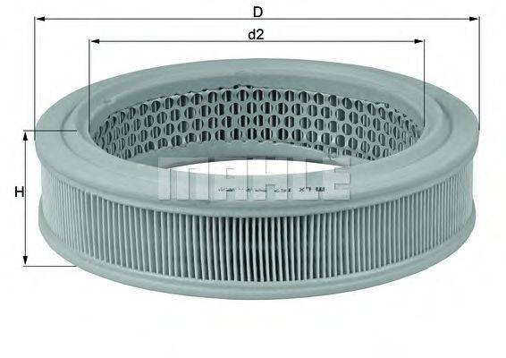 KNECHT LX157 Повітряний фільтр