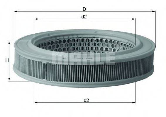 KNECHT LX552 Повітряний фільтр