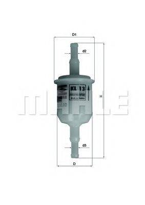 KNECHT KL13OF Паливний фільтр