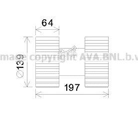 PRASCO BW8480 Електродвигун, вентиляція салону