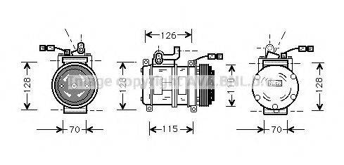 PRASCO BWK231 Компресор, кондиціонер