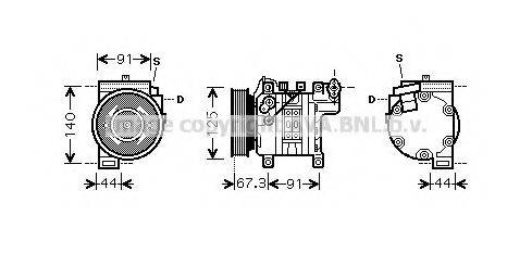 PRASCO DNK273 Компресор, кондиціонер