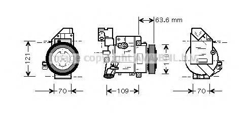 PRASCO MSK425 Компресор, кондиціонер