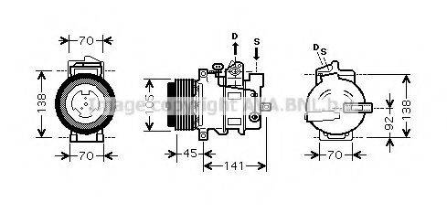 PRASCO MSK429 Компресор, кондиціонер