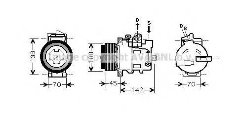 PRASCO MSK430 Компресор, кондиціонер