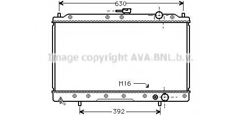 PRASCO MTA2043 Радіатор, охолодження двигуна