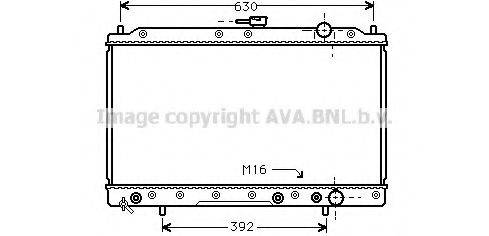 PRASCO MTA2046 Радіатор, охолодження двигуна