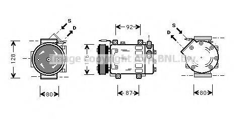 PRASCO RTK079 Компресор, кондиціонер