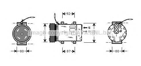 PRASCO RTK243 Компресор, кондиціонер