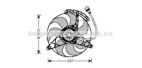 PRASCO VW7516 Вентилятор, охолодження двигуна