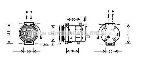 PRASCO ALK010 Компресор, кондиціонер