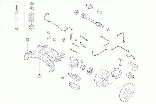 LEMFORDER MERCECKLARL003 Рульове управління; Підвіска колеса