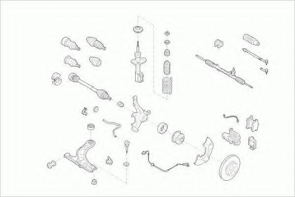 LEMFORDER VWPASSAFL015 Рульове управління; Підвіска колеса