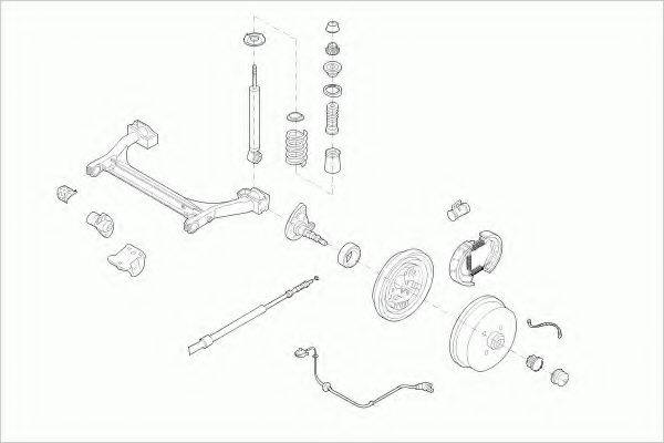 LEMFORDER VWGOLFRL005 Рульове управління; Підвіска колеса