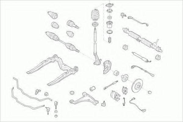 LEMFORDER OPELASTRAFL029 Рульове управління; Підвіска колеса