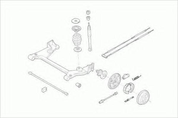 LEMFORDER OPELASTRARL005 Рульове управління; Підвіска колеса