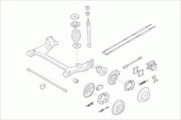 LEMFORDER OPELASTRARL015 Рульове управління; Підвіска колеса