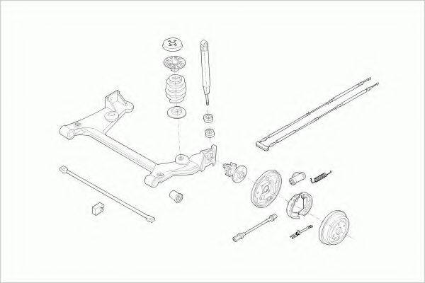 LEMFORDER OPELASTRARL019 Рульове управління; Підвіска колеса