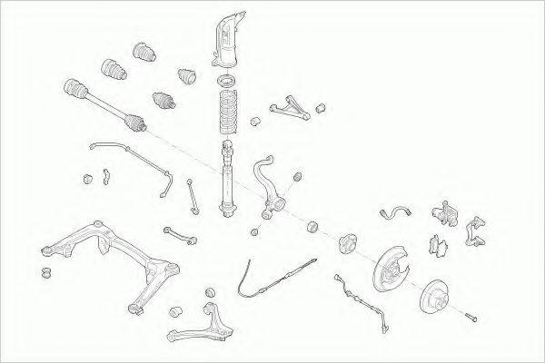 LEMFORDER AUDIA4AVRL004 Рульове управління; Підвіска колеса