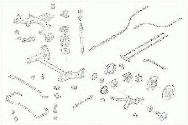 LEMFORDER OPELVECTRRL008 Рульове управління; Підвіска колеса