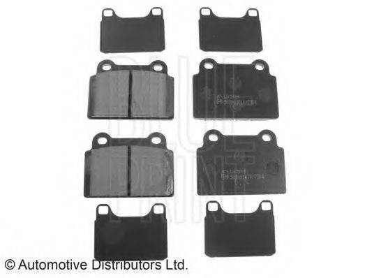 BLUE PRINT ADC44276 Комплект гальмівних колодок, дискове гальмо
