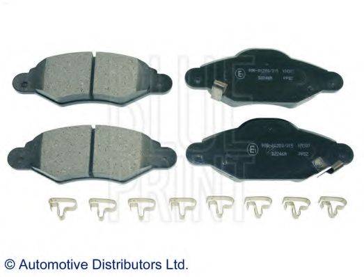 BLUE PRINT ADT342139 Комплект гальмівних колодок, дискове гальмо