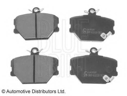 BLUE PRINT ADU174202 Комплект гальмівних колодок, дискове гальмо