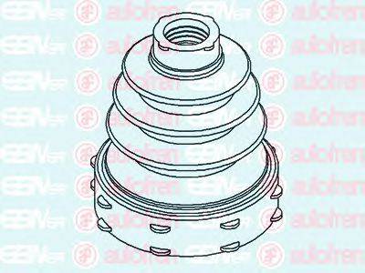 AUTOFREN SEINSA D8531 Комплект пильника, приводний вал