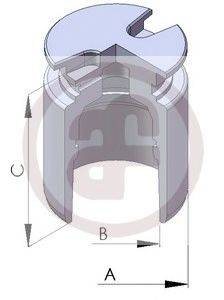 AUTOFREN SEINSA D025102 Поршень, корпус скоби гальма