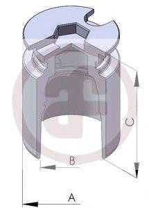 AUTOFREN SEINSA D025122 Поршень, корпус скоби гальма