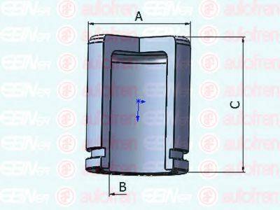 AUTOFREN SEINSA D025302 Поршень, корпус скоби гальма