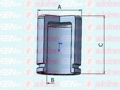 AUTOFREN SEINSA D025435 Поршень, корпус скоби гальма