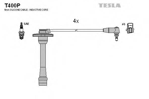 TESLA T400P Комплект дротів запалювання