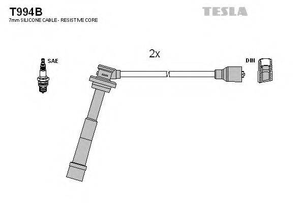 TESLA T994B Комплект дротів запалювання