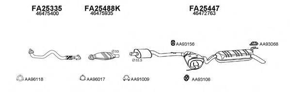 VENEPORTE 250088 Система випуску ОГ