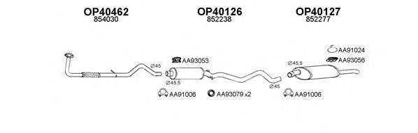 VENEPORTE 400134 Система випуску ОГ