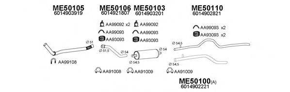 VENEPORTE 500193 Система випуску ОГ