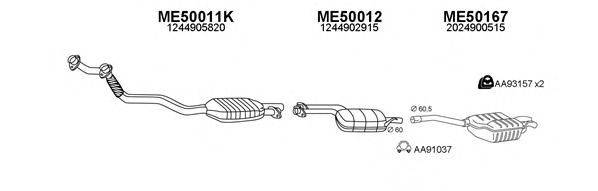 VENEPORTE 500220 Система випуску ОГ