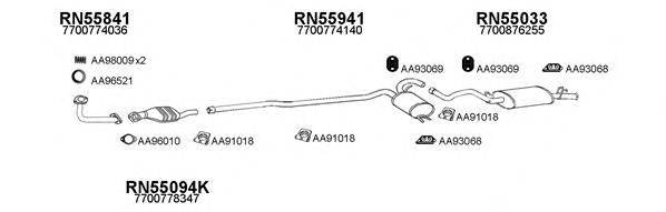 VENEPORTE 550441 Система випуску ОГ