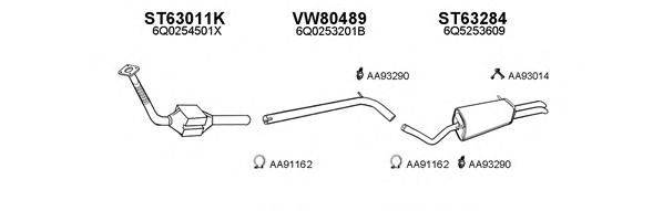 VENEPORTE 630225 Система випуску ОГ