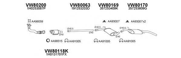 VENEPORTE 800136 Система випуску ОГ