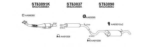 VENEPORTE 800173 Система випуску ОГ