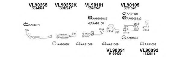 VENEPORTE 900151 Система випуску ОГ