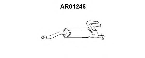 VENEPORTE AR01246 Глушник вихлопних газів кінцевий