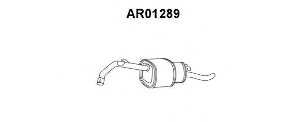 VENEPORTE AR01289 Глушник вихлопних газів кінцевий