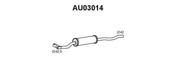 VENEPORTE AU03014 Передглушувач вихлопних газів