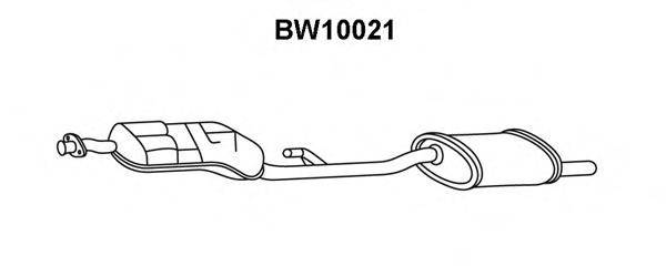 VENEPORTE BW10021 Глушник вихлопних газів кінцевий