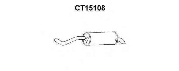 VENEPORTE CT15108 Глушник вихлопних газів кінцевий