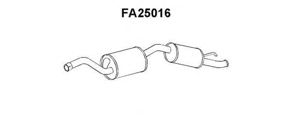 VENEPORTE FA25016 Глушник вихлопних газів кінцевий