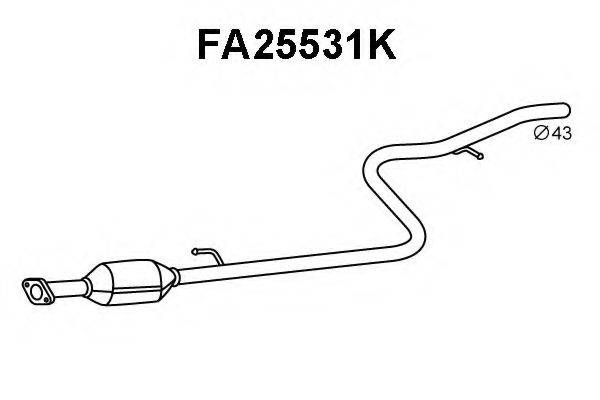 VENEPORTE FA25531K Каталізатор